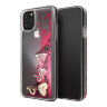 Чехол Guess Glitter Hearts Hard для iPhone 11 Pro Max, Raspberry