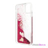 Чехол Guess Glitter Hearts Hard для iPhone 11 Pro Max, Raspberry