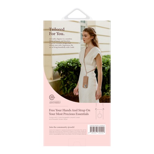 Uniq для iPhone 16 Pro чехол COEHL Lumino Rose Gold (MagSafe)