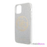 Чехол Guess 4G Circle Logo Hard Glitter для iPhone 11 Pro Max, серый