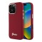 Guess для iPhone 16 Pro Max чехол Liquid silicone Gold metal logo & Camera frame Hard Magenta