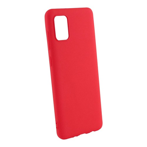 Чехол NewLevel Fluff TPU Hard для Galaxy A31, красный