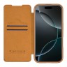 Nillkin для iPhone 16 Pro чехол QIN ProP Booktype Brown