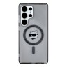 Karl Lagerfeld для Galaxy S25 Ultra чехол PC/TPU NFT Choupette Head Metal camera Hard Black (MagSafe)