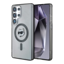 Karl Lagerfeld для Galaxy S25 Ultra чехол PC/TPU NFT Choupette Head Metal camera Hard Black (MagSafe)