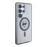 Karl Lagerfeld для Galaxy S25 Ultra чехол PC/TPU NFT Choupette Head Metal camera Hard Black (MagSafe)