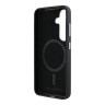 Karl Lagerfeld для Galaxy S25+  чехол PU Saffiano FW Metal logo & Camera Hard Black (MagSafe)