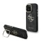 Guess для iPhone 16 Pro чехол PU 4G Big metal logo and Camera Stand Hard Black
