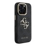 Guess для iPhone 16 Pro чехол PU 4G Big metal logo and Camera Stand Hard Black