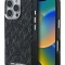 Karl Lagerfeld для iPhone 16 Pro Max чехол PC/TPU Script pattern Metal camera Hard Black (MagSafe)