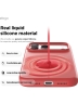 Elago для iPhone 17 Pro чехол Magnetic Silicone Red (MagSafe)