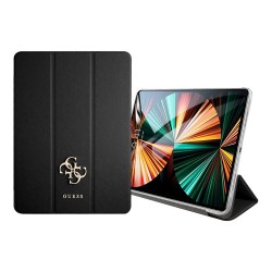 Чехол Guess Saffiano Big melal logo Folio для iPad Pro 11 (2021), черный
