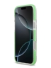 Lacoste для iPhone 17 Pro чехол ShockProof Lacquer Metal logo Hard Frosted Clear/Green (MagSafe)