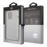 Чехол Mercedes Silver Stars Hard для iPhone 13 Pro, белый