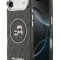 Karl Lagerfeld для iPhone Air чехол IML NFT Karl&Choup Head on logo Metal Cam Hard Black (MagSafe)