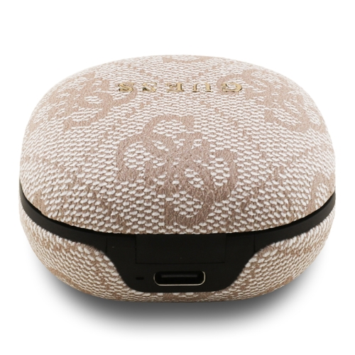 Guess Наушники TWS Bluetooth Square 4G with Classic Metal logo ENC Pink