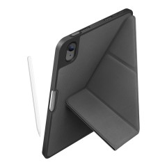 Чехол Uniq Transforma Anti-microbial для iPad Mini 7(2024) / 6(2021) с отсеком для стилуса, серый