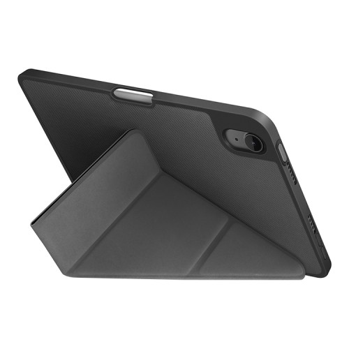 Чехол Uniq Transforma Anti-microbial для iPad Mini 7(2024) / 6(2021) с отсеком для стилуса, серый