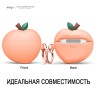 Чехол Elago Unique Peach Hang case для AirPods 3 (2021), оранжевый