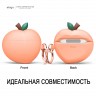 Чехол Elago Unique Peach Hang case для AirPods 3 (2021), оранжевый