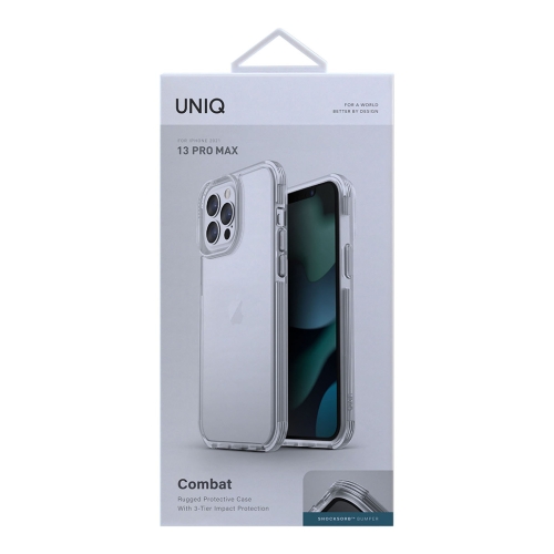 Чехол Uniq Combat для iPhone 13 Pro Max, прозрачный