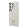Guess для Galaxy S26 Ultra чехол PU Grained 4G Diamond metal logo & Camera Hard Beige (MagSafe)