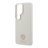 Guess для Galaxy S26 Ultra чехол PU Grained 4G Diamond metal logo & Camera Hard Beige (MagSafe)