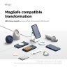 Elago для Galaxy S26 чехол Magnetic Silicone Jean Indigo (MagSafe)