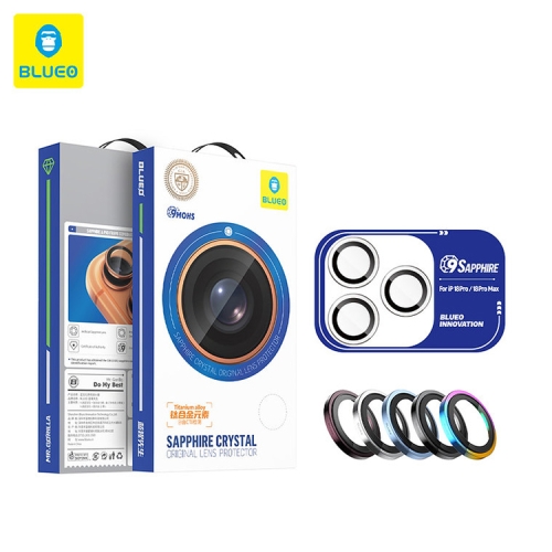 BlueO стекло для iPhone 18 Pro/18 Pro Max, Camera Lens SAPPHIRE Alloy 3 шт. Cherry +installer
