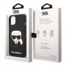 Чехол Lagerfeld Liquid silicone Karl's Head для iPhone 14 Plus, черный
