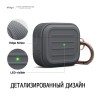 Чехол Elago Armor Silicone hang case для AirPods 3 (2021), серый