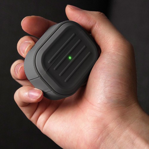 Чехол Elago Armor Silicone hang case для AirPods 3 (2021), серый