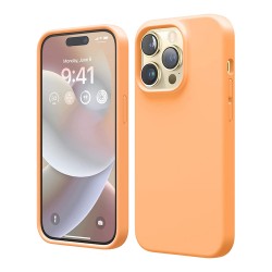 Чехол Elago Soft Silicone для iPhone 14 Pro, оранжевый