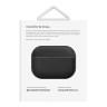 Чехол Uniq Terra Genuine Leather with handstrap для AirPods Pro 2, черный