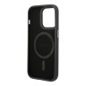 Кожаный чехол TUMI Leather Ballistic Hard для iPhone 14 Pro, черный (MagSafe)