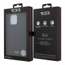 Кожаный чехол TUMI Leather Ballistic Hard для iPhone 14 Pro, черный (MagSafe)