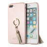 Чехол Guess Saffiano Hard с кольцом для iPhone 7 Plus/8 Plus, розовый