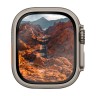 Uniq стекло для Apple Watch Ultra 49 mm OPTIX Vivid (true colors) Clear/Black (+installer)