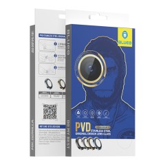 BlueO стекло для iPhone 15 Pro Max Camera Lens PVD stainless steel 3 шт. Blue (+install)