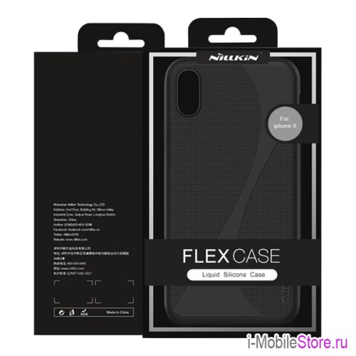 Чехол Nillkin Flex II для iPhone X/XS, черный