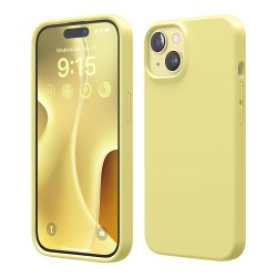 Elago для iPhone 15 чехол Soft silicone (Liquid) Yellow