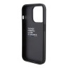 BMW для iPhone 15 Pro чехол GripStand M-Collection PU Carbon eff Tricolor Hard Black