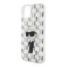 Karl Lagerfeld для iPhone 15 Plus чехол PC/TPU Monogram NFT Karl Ikonik Hard Transparent