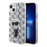 Karl Lagerfeld для iPhone 15 Plus чехол PC/TPU Monogram NFT Karl Ikonik Hard Transparent