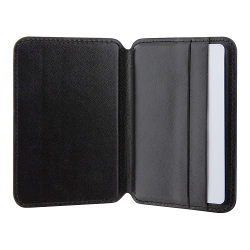 (Уценка) Guess MagSafe картхолдер PU-кожа G CUBE with metal logo Black