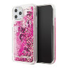 Чехол Karl Lagerfeld Liquid Glitter Floatting Charms для iPhone 11 Pro, розовый