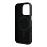 Karl Lagerfeld для iPhone 16 Pro Max чехол PU-кожа Grained Full Wrapped черный (MagSafe)