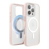 Elago для iPhone 16 Pro чехол HYBRID (pc/tpu) Soft Feeling Clear/Lovely Pink (MagSafe)