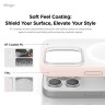 Elago для iPhone 16 Pro чехол HYBRID (pc/tpu) Soft Feeling Clear/Lovely Pink (MagSafe)
