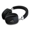 Guess наушники беспроводные накладные Bluetooth Headphones PU Saffiano Triangle Metal Logo Black